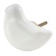 White Little Bird Pattern Cabinet Knobs